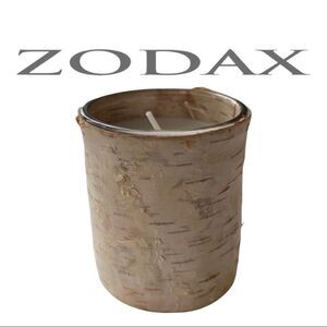 Zodax Birchwood Fragrance Free Candle • NWT